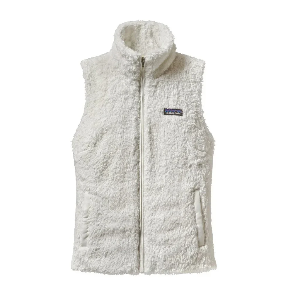 Patagonia Women's White‎ Los Gatos Sleeveless Insulated Fleece Vest Size XL